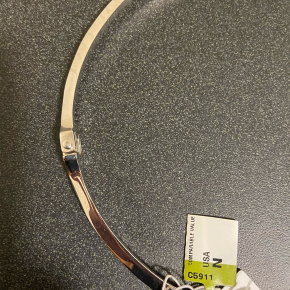 BCBG Silver and Diamond Choker Necklace - Picture 3 of 4